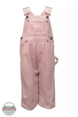 224.68 Toddler Bib Overalls Pink & White