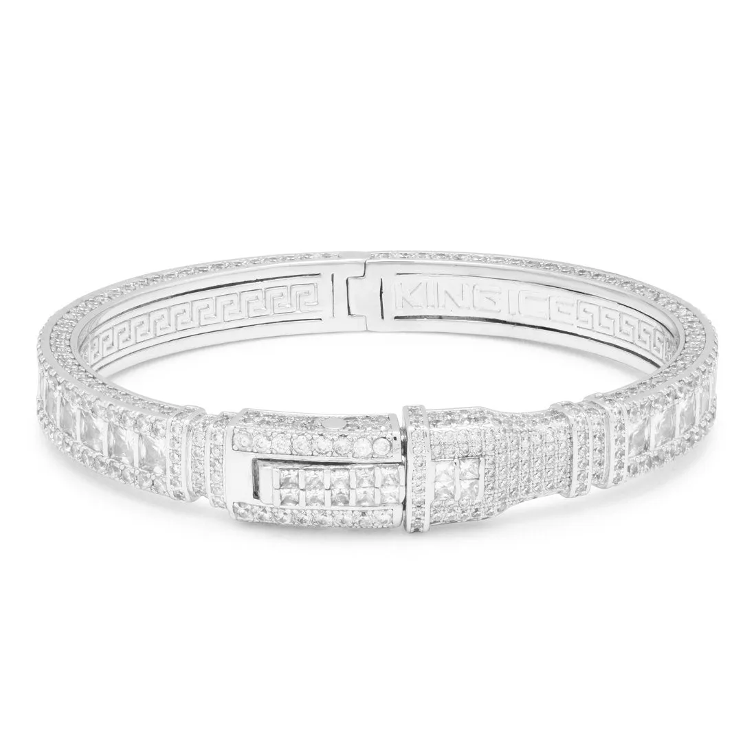 8mm Princess Cut Bangle Bracelet