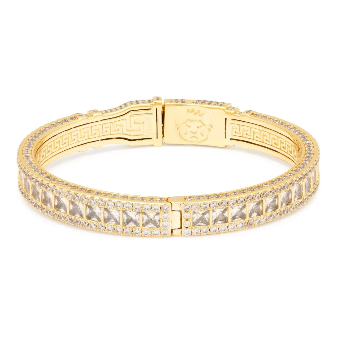 8mm Princess Cut Bangle Bracelet