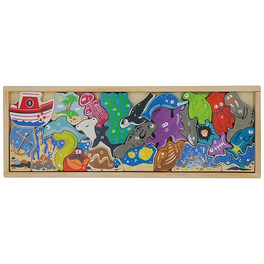 A To Z Puzzle & Playset Ocean