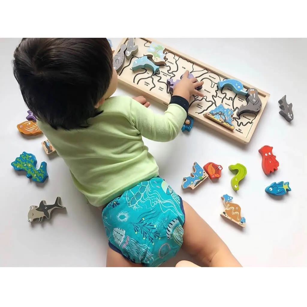 A To Z Puzzle & Playset Ocean