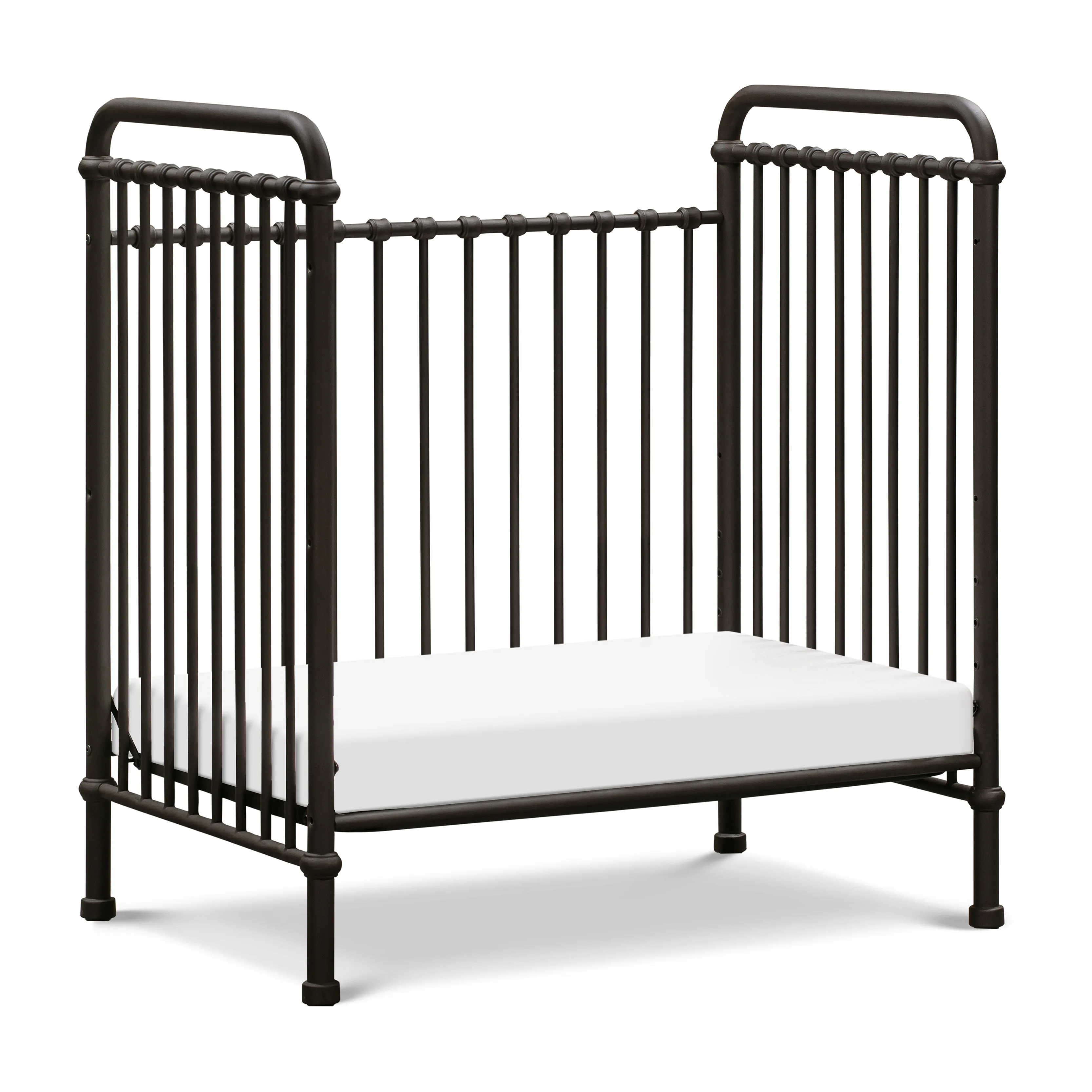 Abigail 3-in-1 Convertible Mini Crib - Vintage Iron