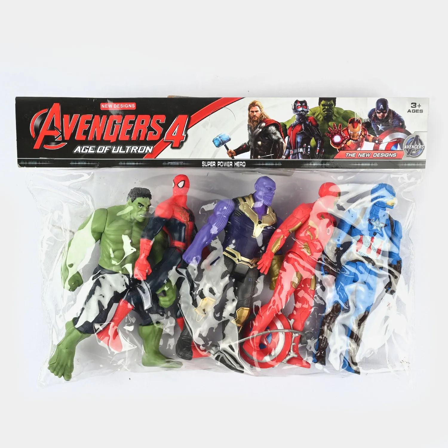 Action Hero Character Play Set For Kids