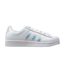 Adidas Superstar J 'Hologram' sneakers, white