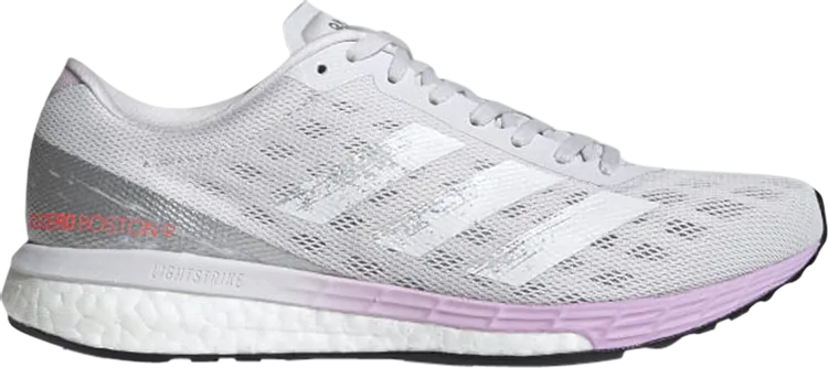 Adidas Wmns Adizero Boston 9 'Dash Gray Clear Lilac' sneakers, gray