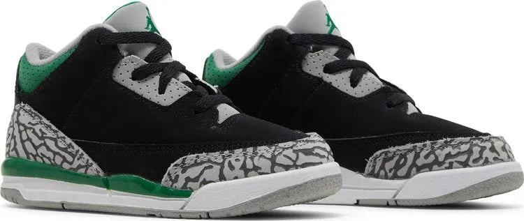 Air Jordan 3 Retro TD Pine Green, black