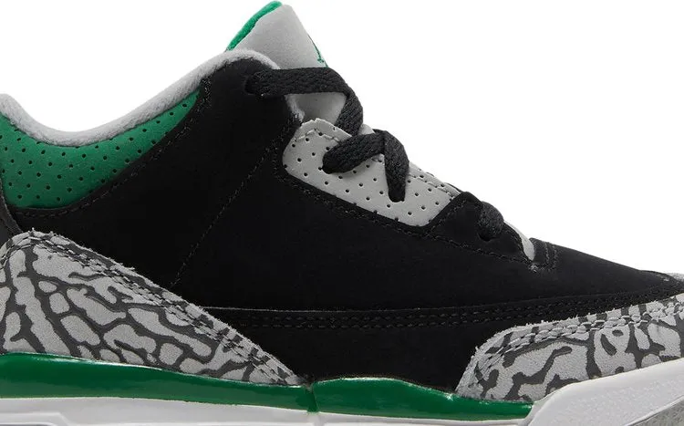 Air Jordan 3 Retro TD Pine Green, black