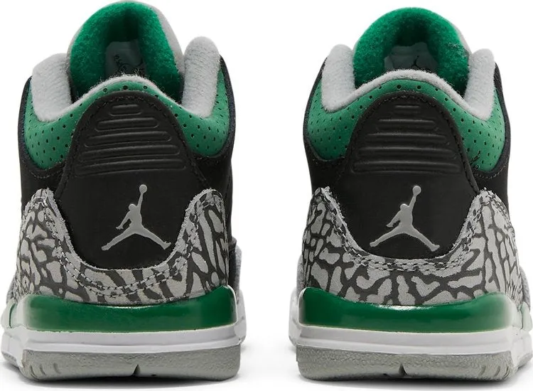 Air Jordan 3 Retro TD Pine Green, black