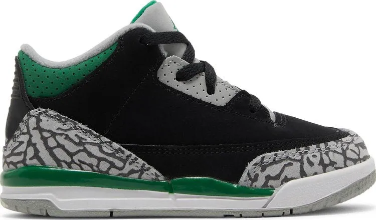 Air Jordan 3 Retro TD Pine Green, black