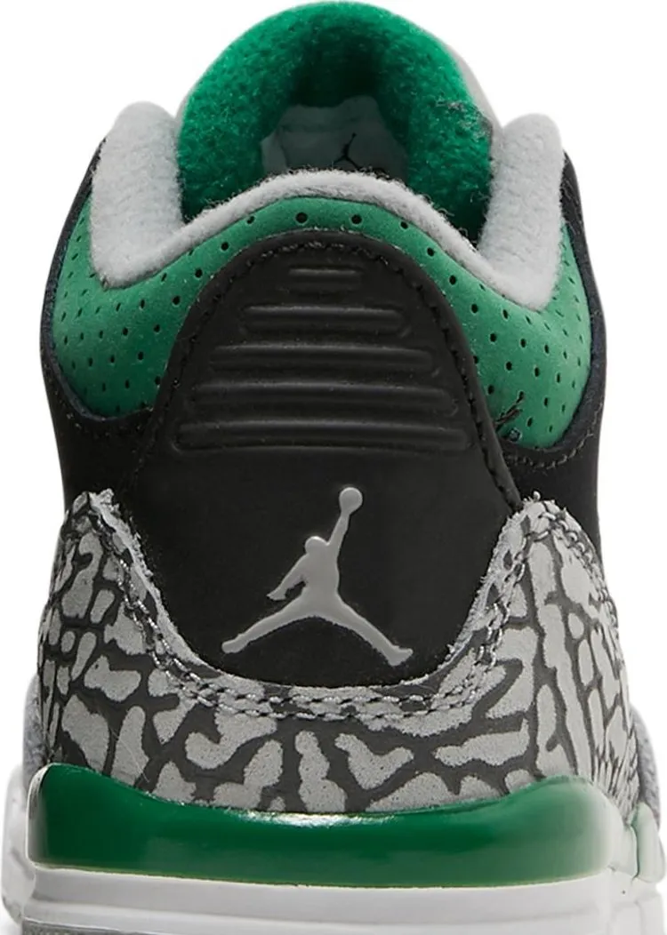 Air Jordan 3 Retro TD Pine Green, black