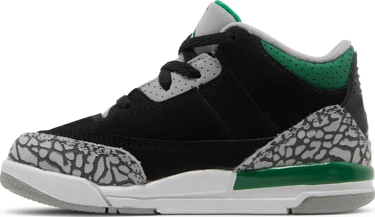 Air Jordan 3 Retro TD Pine Green, black