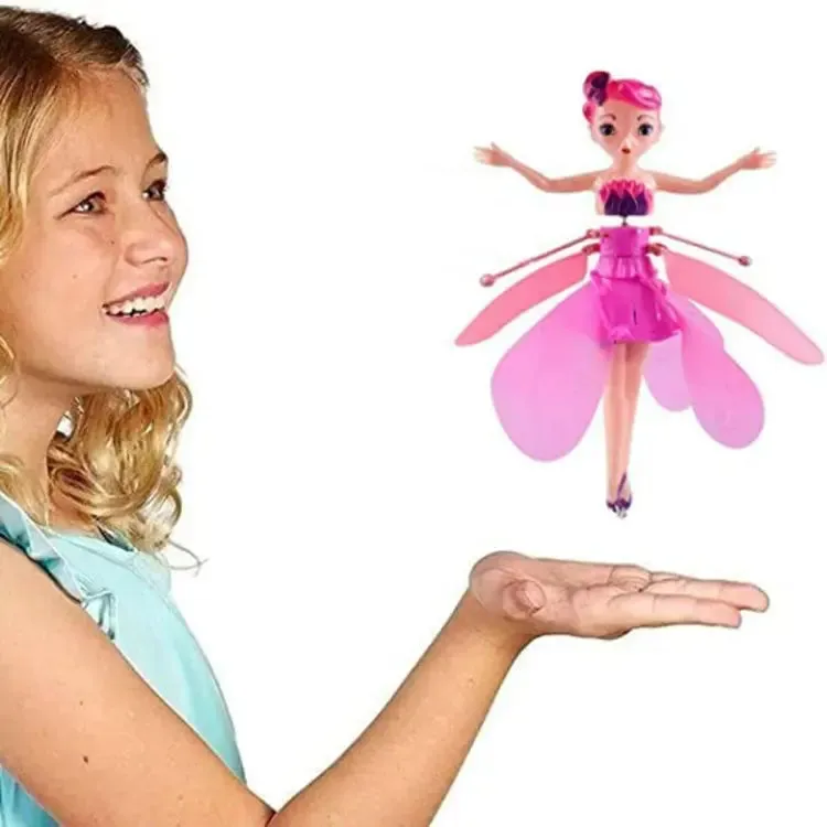 AIRCRAFT FLYING DOLL FOR KIDS - PINK