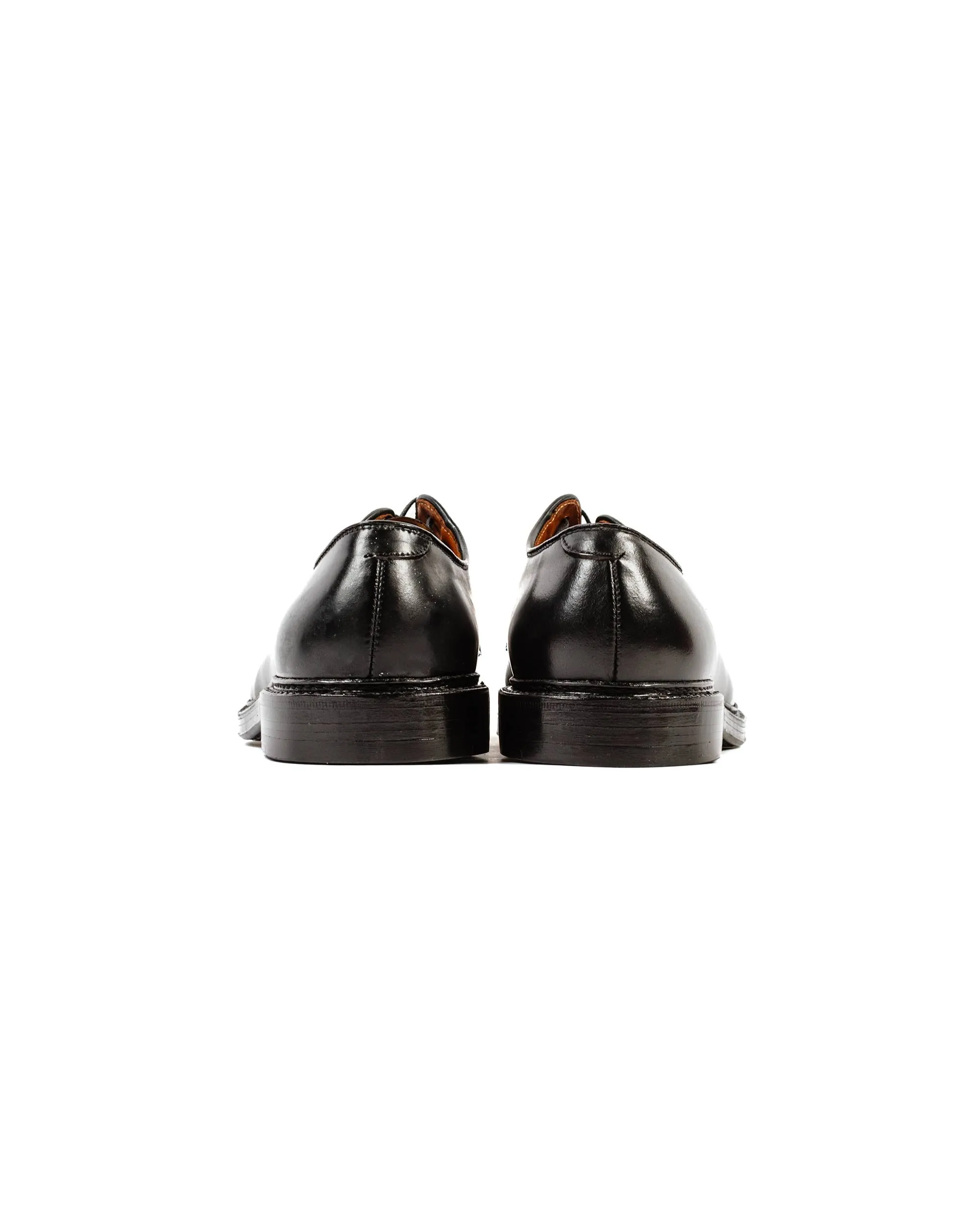 Alden Plain Toe Blucher Black Shell Cordovan 9901