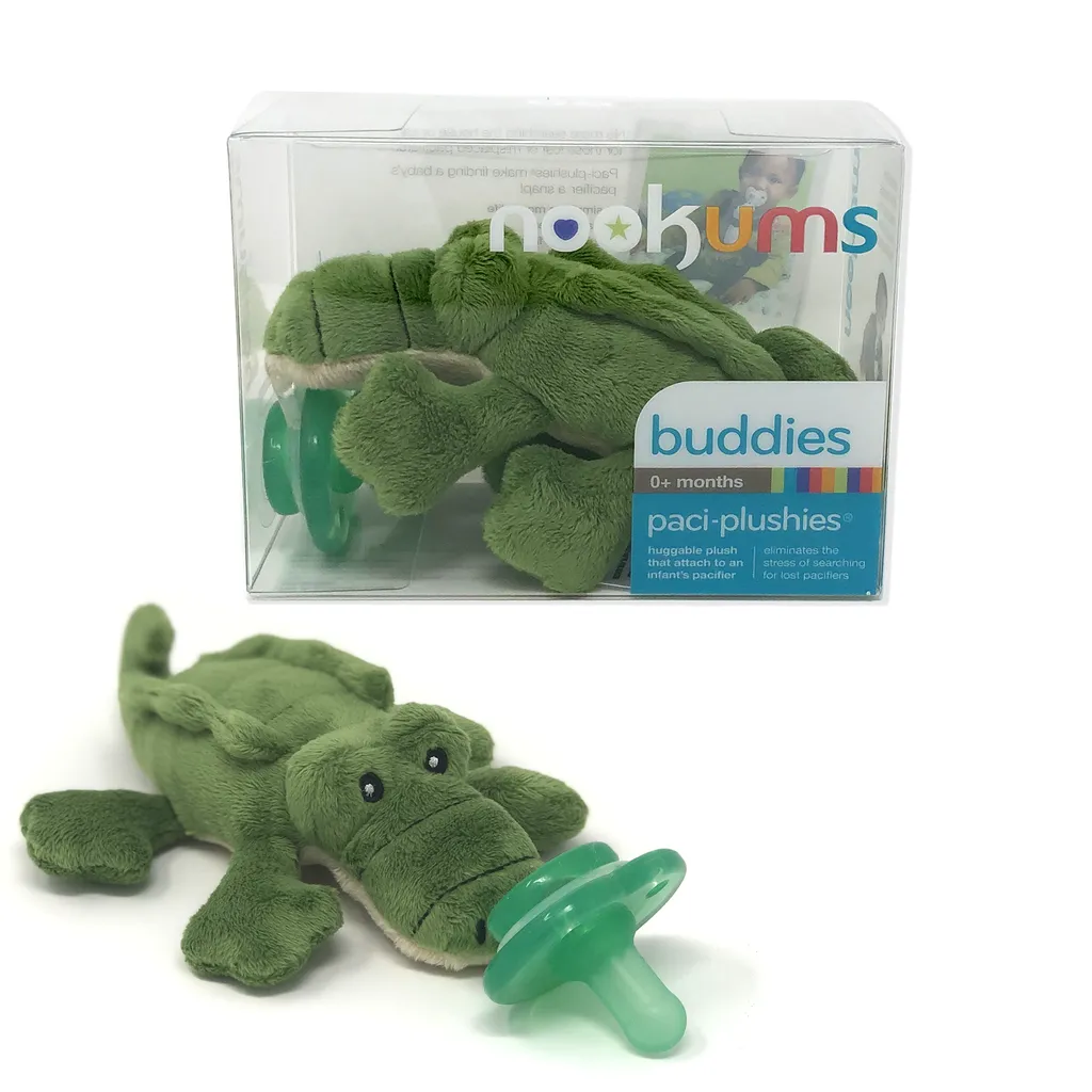 Alli Alligator Nookum Paci-Plushies Buddies