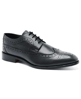 Anthony Veer Men's Regan Leather Lace-Up Winged Dress Shoes