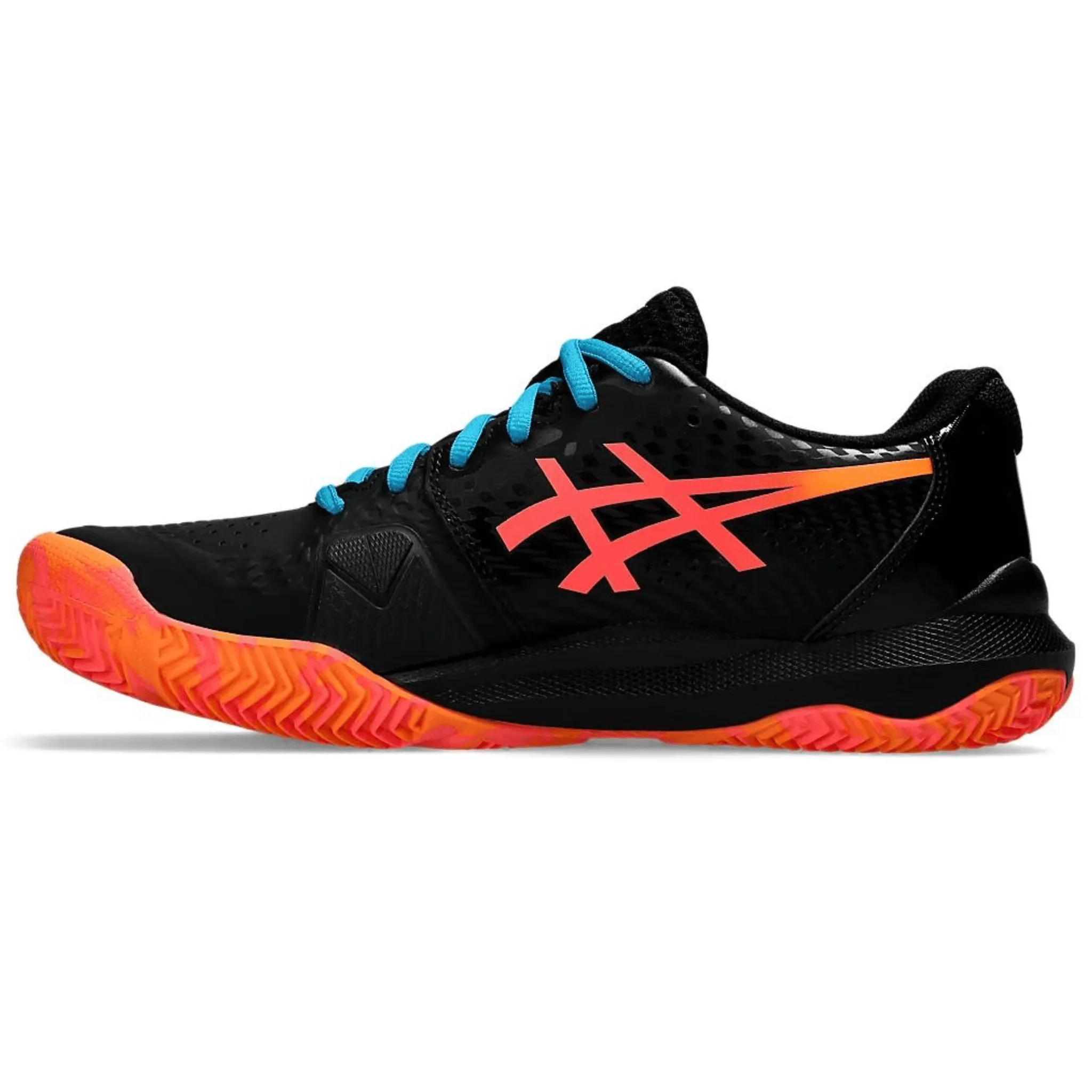 ASICS MEN'S GEL-CHALLENGER 14 PADEL Black & Blazing Coral