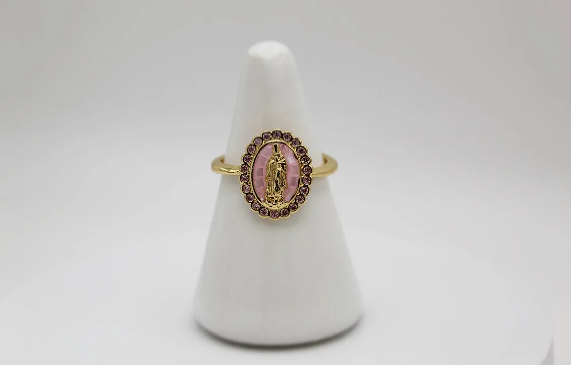 Ave Maria Ring in Pink