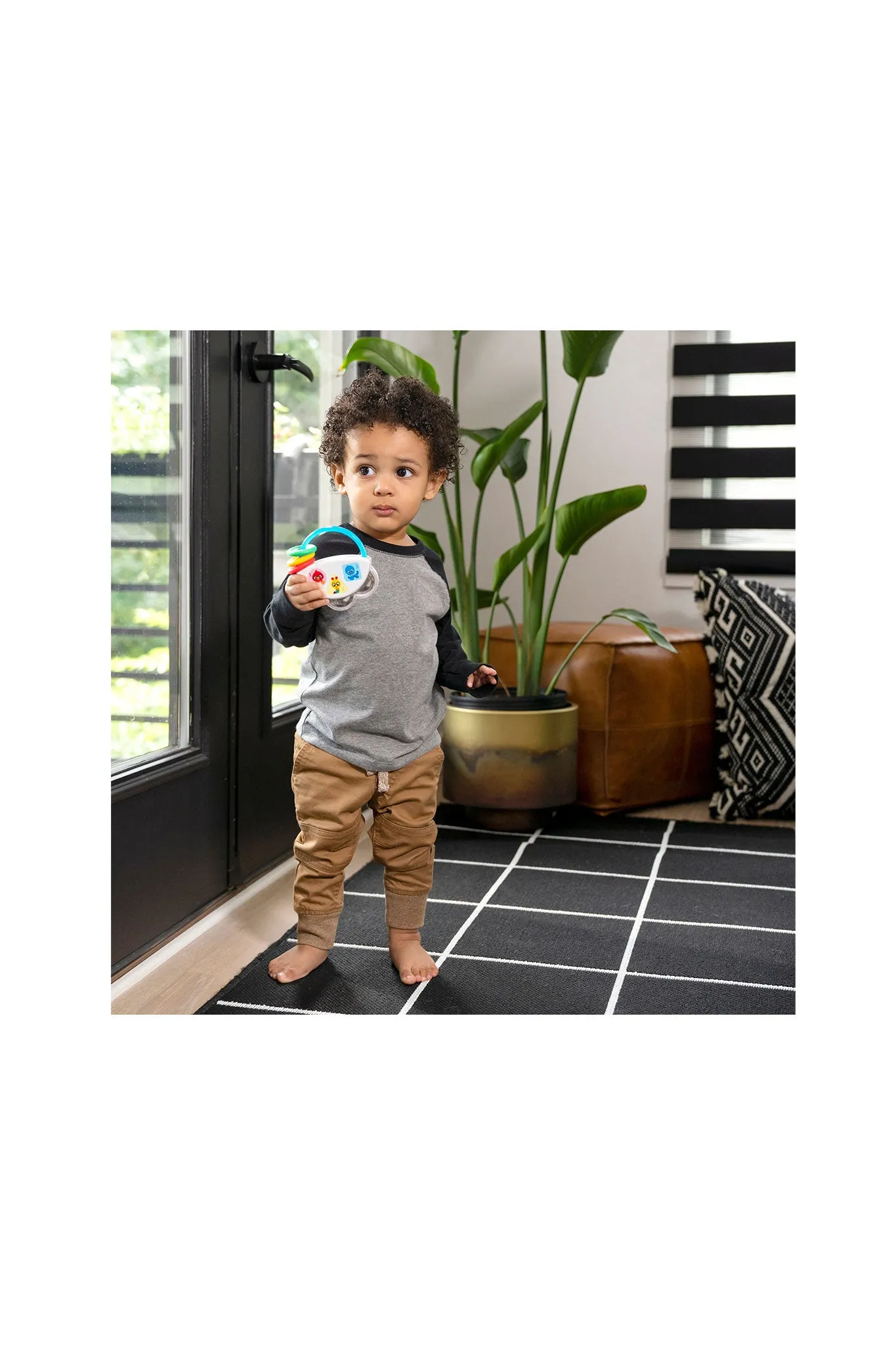 Baby Einstein Tiny Tambourine Musical & Rattle