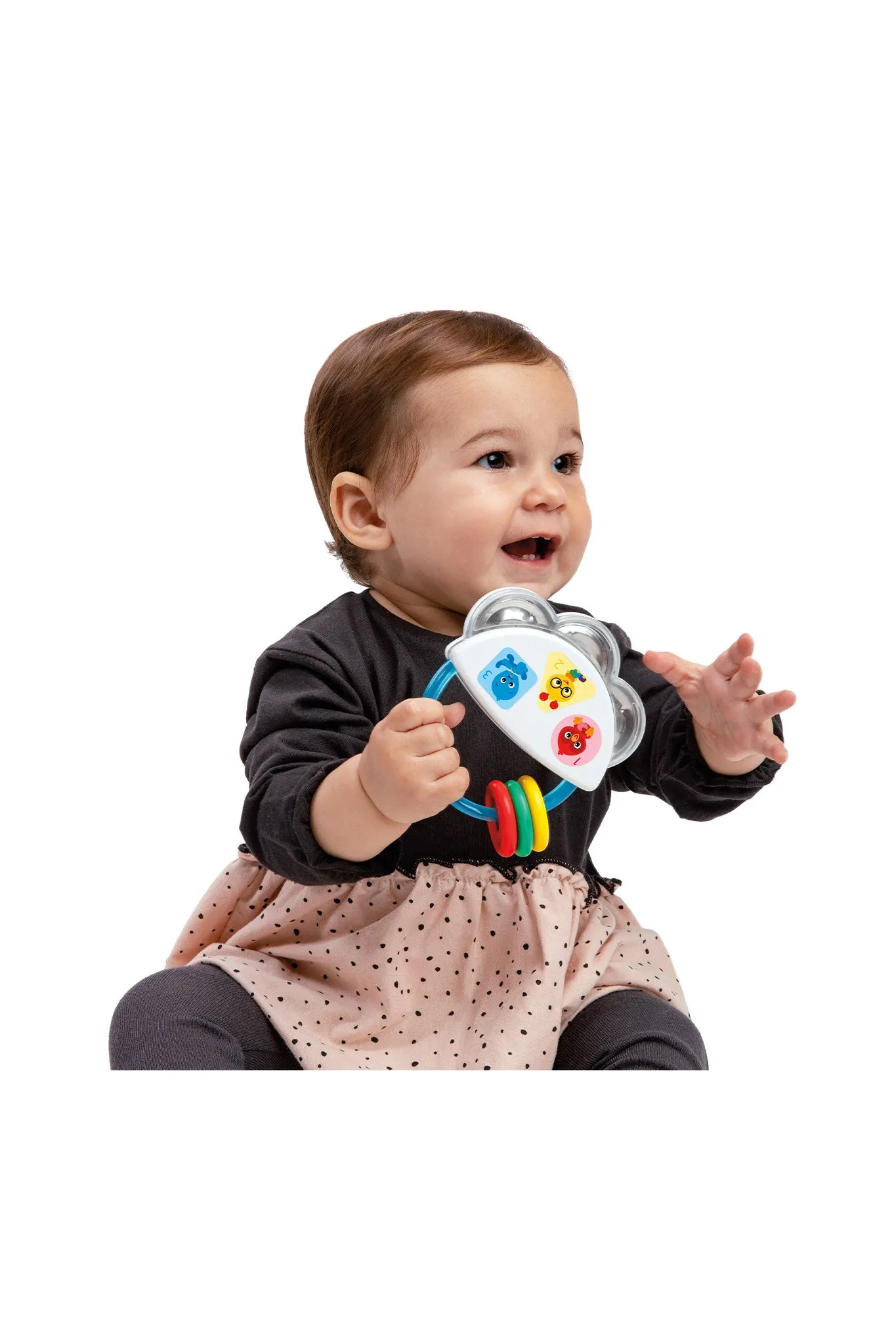 Baby Einstein Tiny Tambourine Musical & Rattle