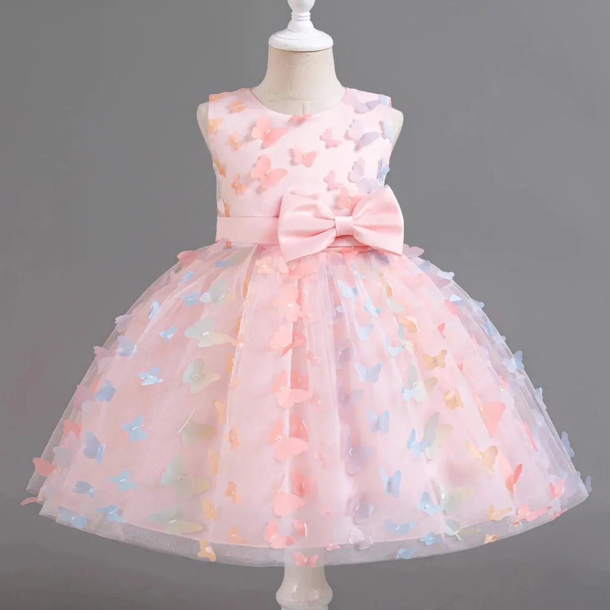 Baby Girl Sleeveless Sequin Princess Dress