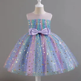 Baby Girl Sleeveless Sequin Princess Dress