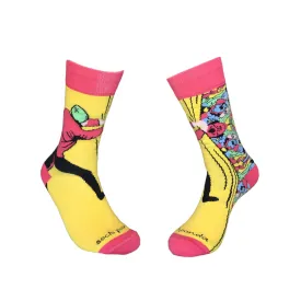 Behind the Fabric (Street Art) Socks from the Sock Panda