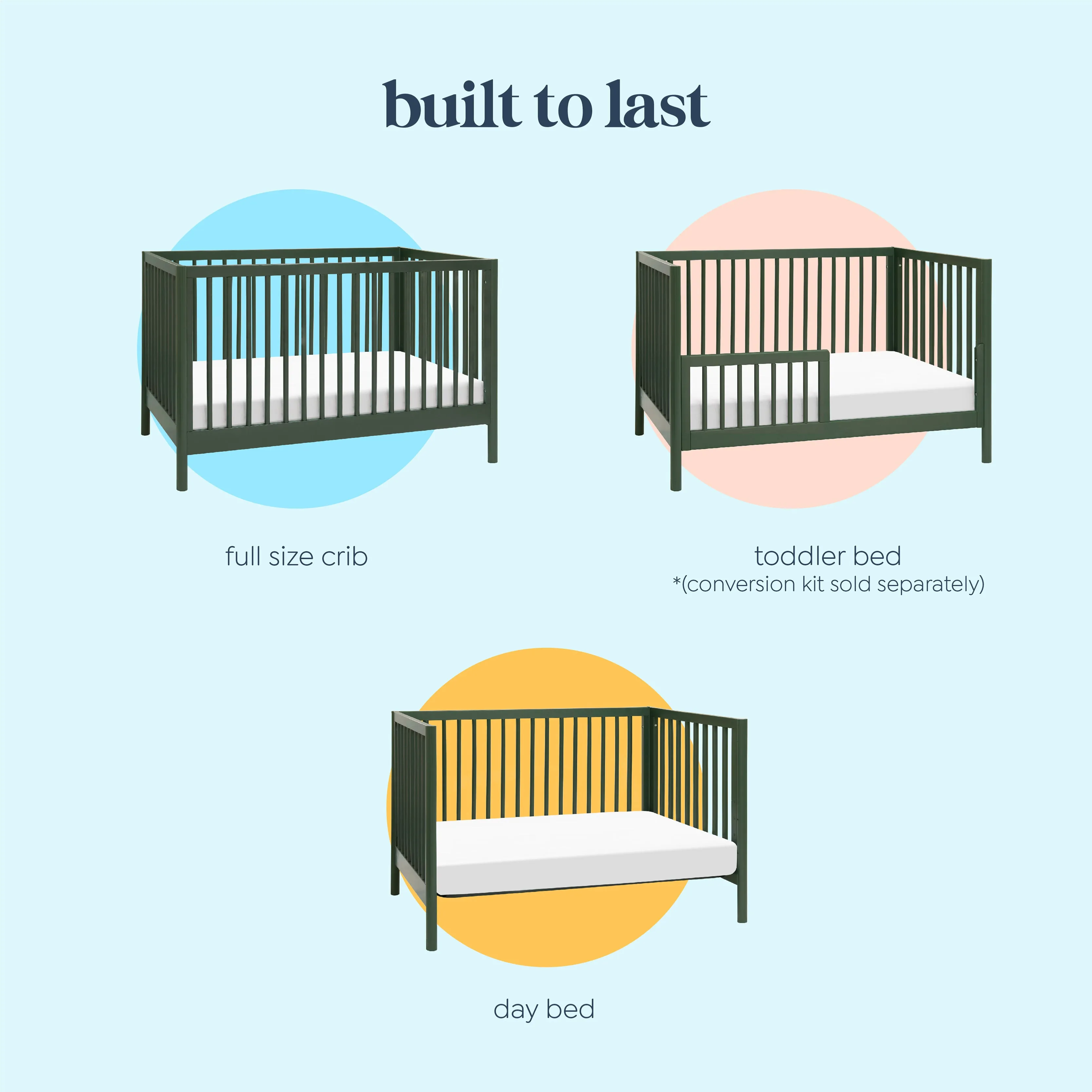 Birdie 3-in-1 Convertible Crib