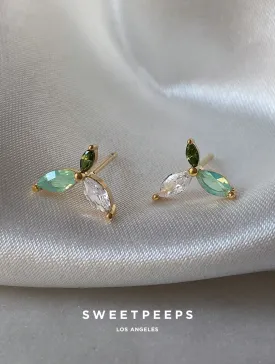 Blossom Pastel Studs (Pistachio Green)