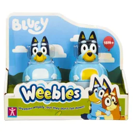 Bluey Weebles Figure Twin Pack (styles vary)