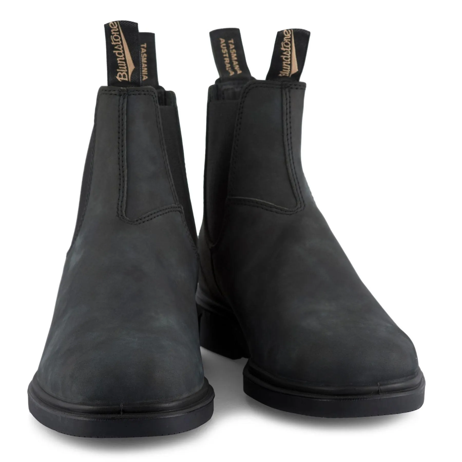 Blundstone 1308 Rustic Black Leather Chiesel Toe Chelsea Boot