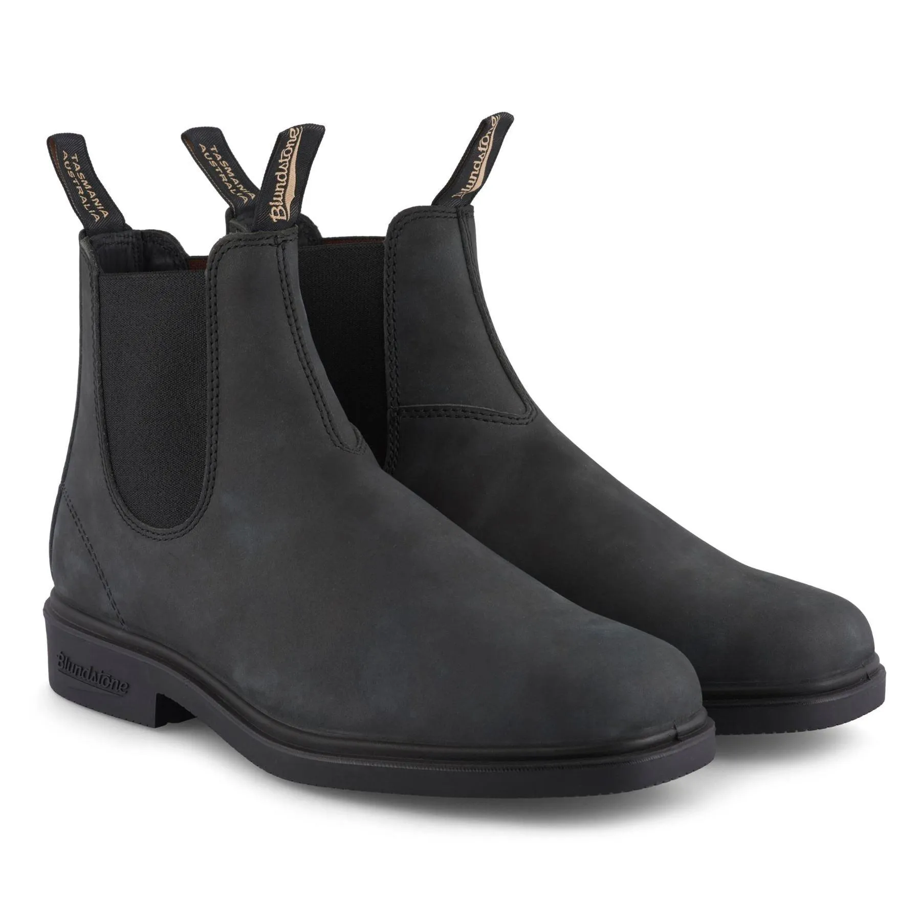 Blundstone 1308 Rustic Black Leather Chiesel Toe Chelsea Boot