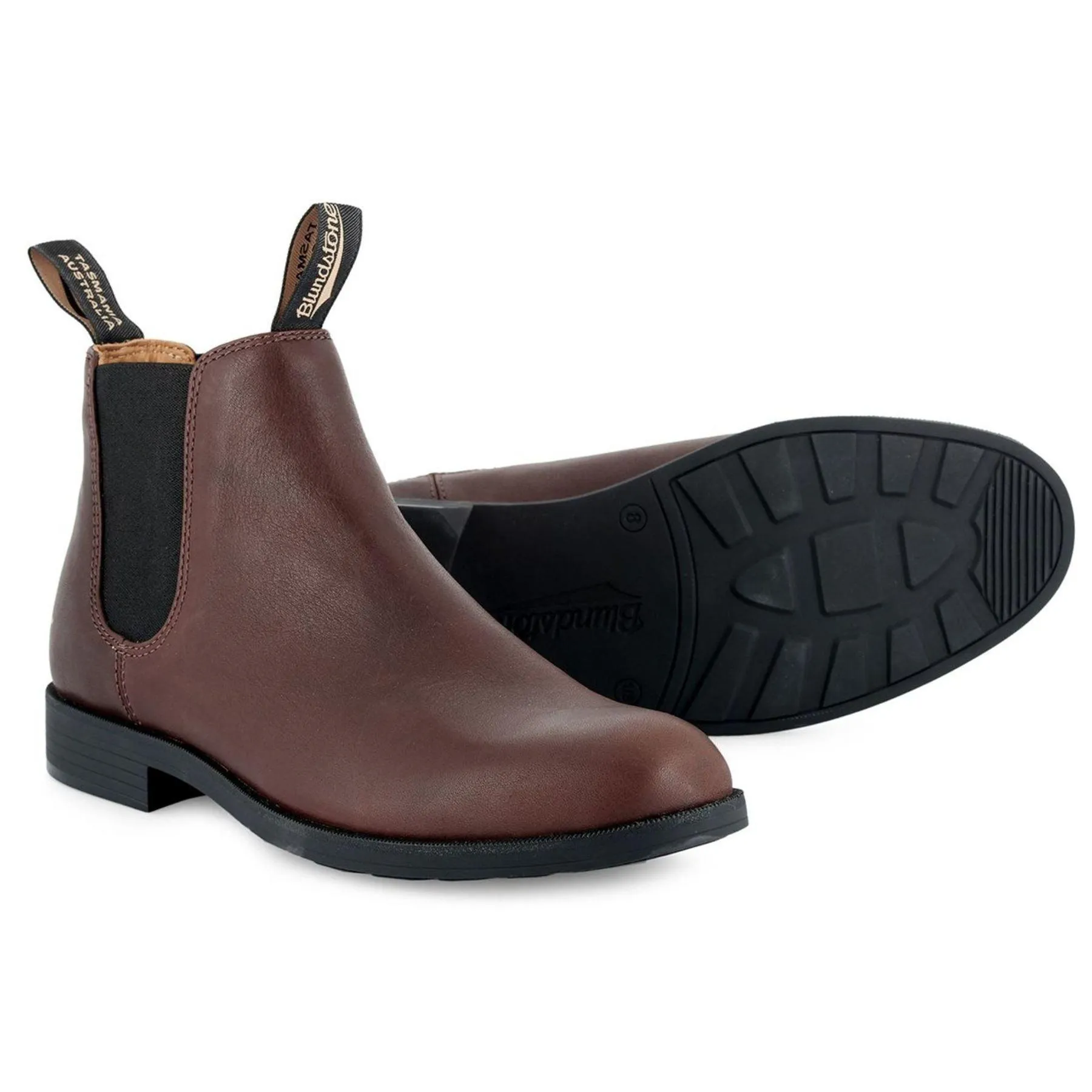 Optimized Title: Blundstone 1900 Classic Chestnut Brown Leather Chelsea Boots - Stylish Dealer Boots for Effortless Elegance