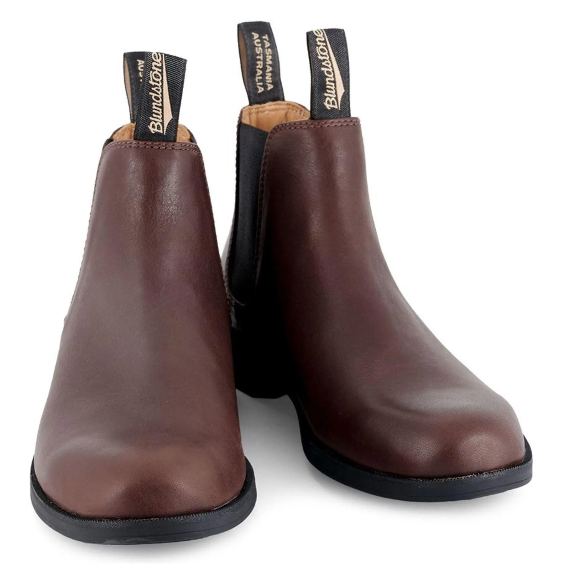 Optimized Title: Blundstone 1900 Classic Chestnut Brown Leather Chelsea Boots - Stylish Dealer Boots for Effortless Elegance