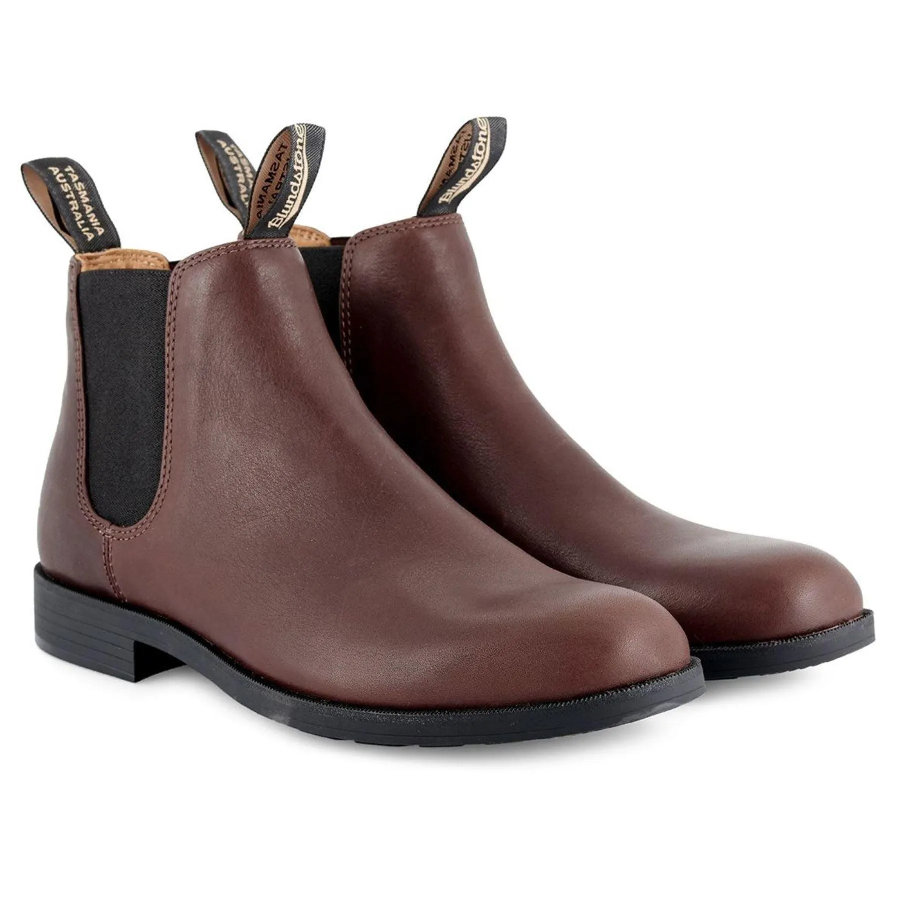 Optimized Title: Blundstone 1900 Classic Chestnut Brown Leather Chelsea Boots - Stylish Dealer Boots for Effortless Elegance