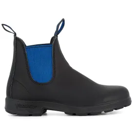 Blundstone 515 Black Blue Leather Chelsea Boots Black Blue Slip On Retro Ankle