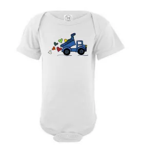 Boy Truck Love Infant Bodysuit