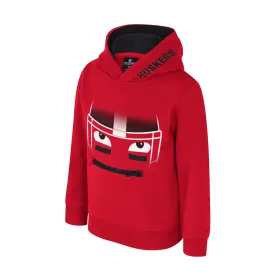 Boys' Nebraska Huskers Toddler Game Face Hoodie