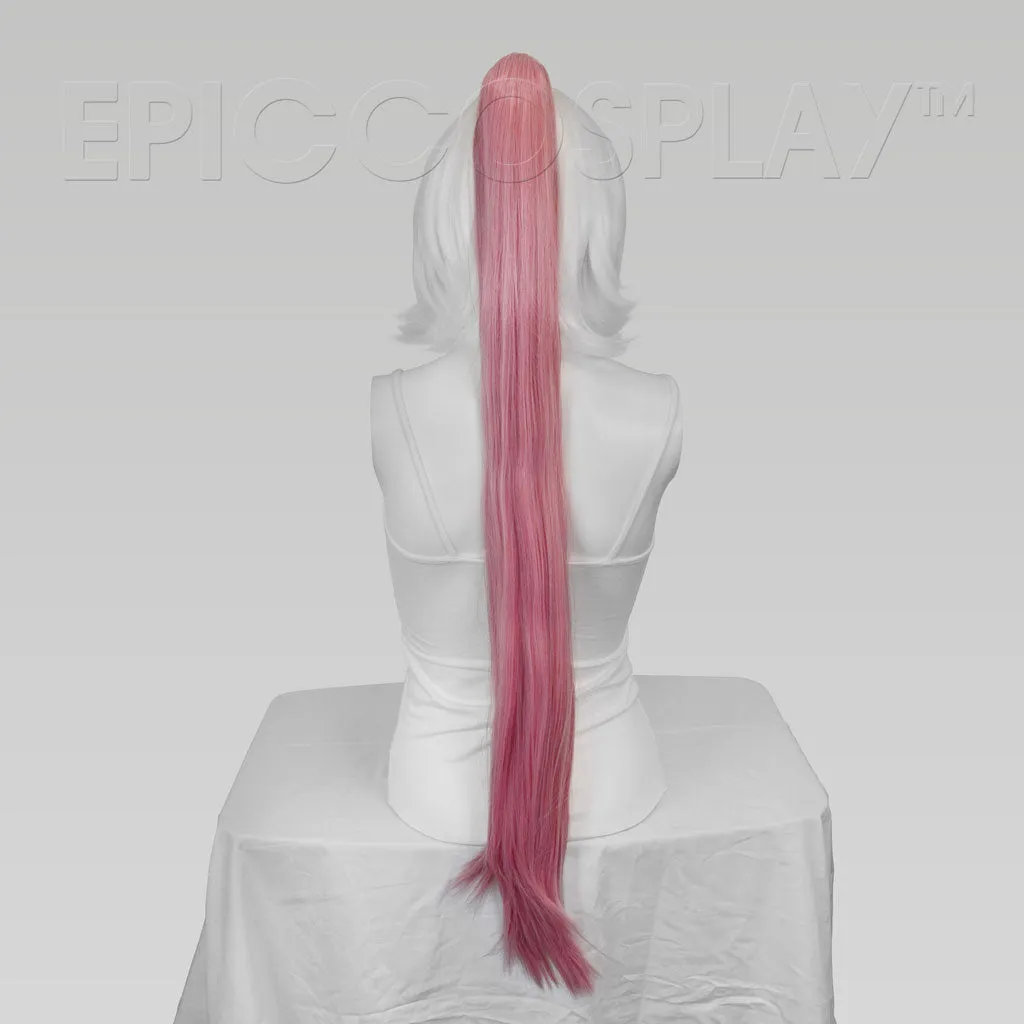 C0PPK2 - Factory Sample - 35" Princess Pink Mix Straight Ponytail Clipon