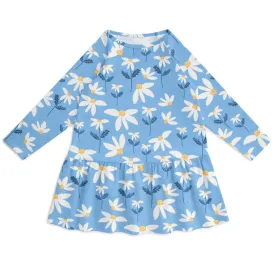 Chicago Dress - Daisies Blue