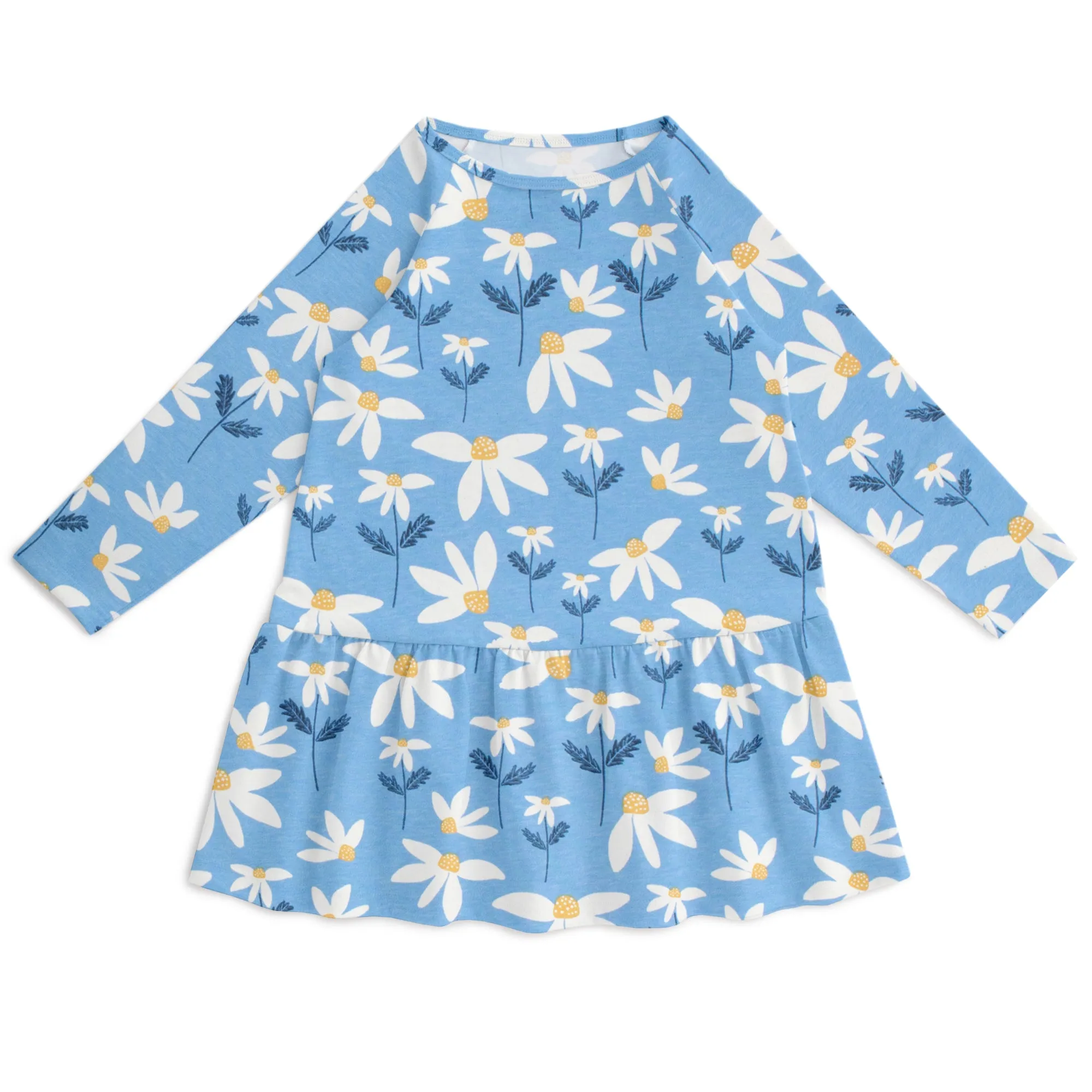 Chicago Dress - Daisies Blue