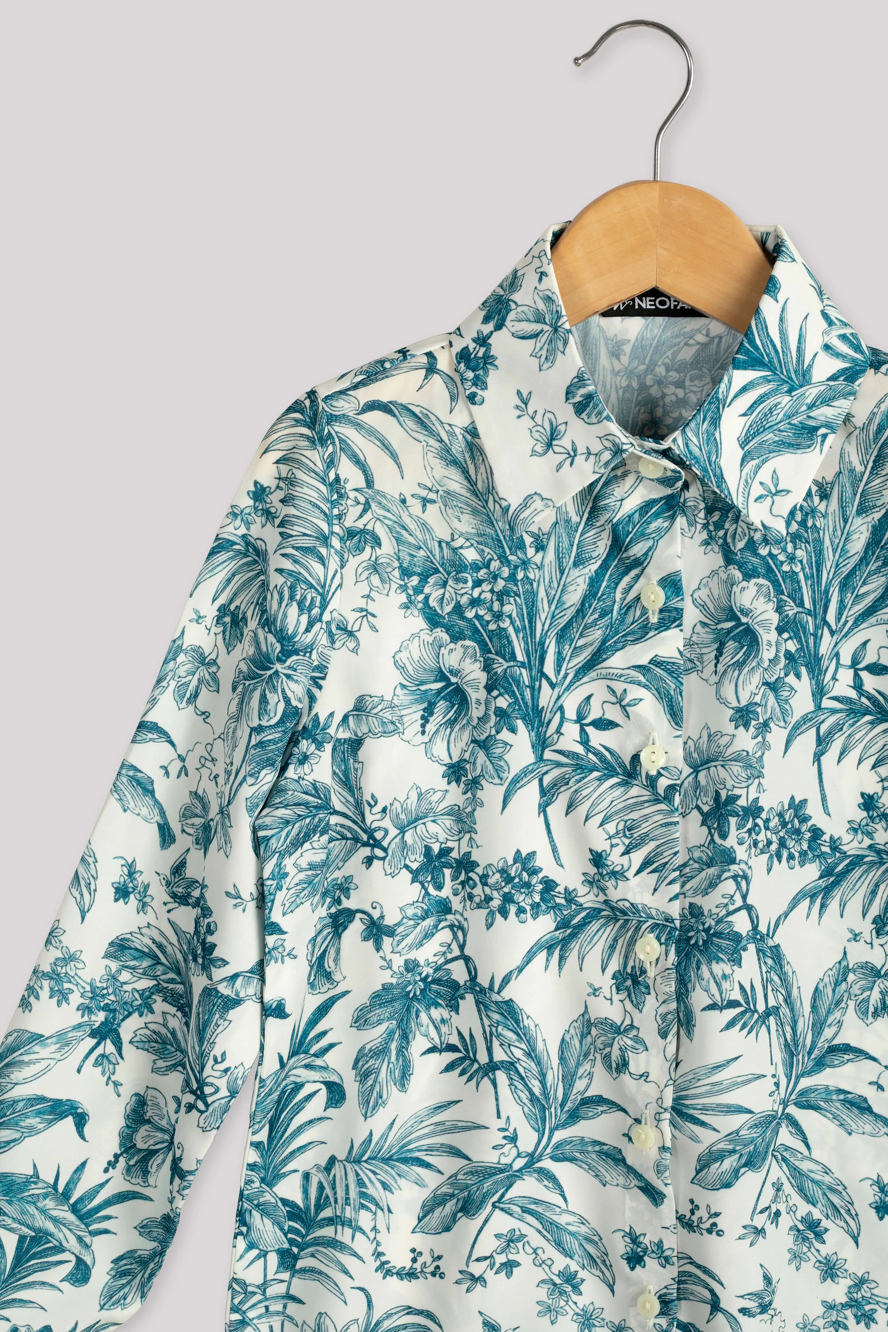 Classy Tropical Shirt For Girls