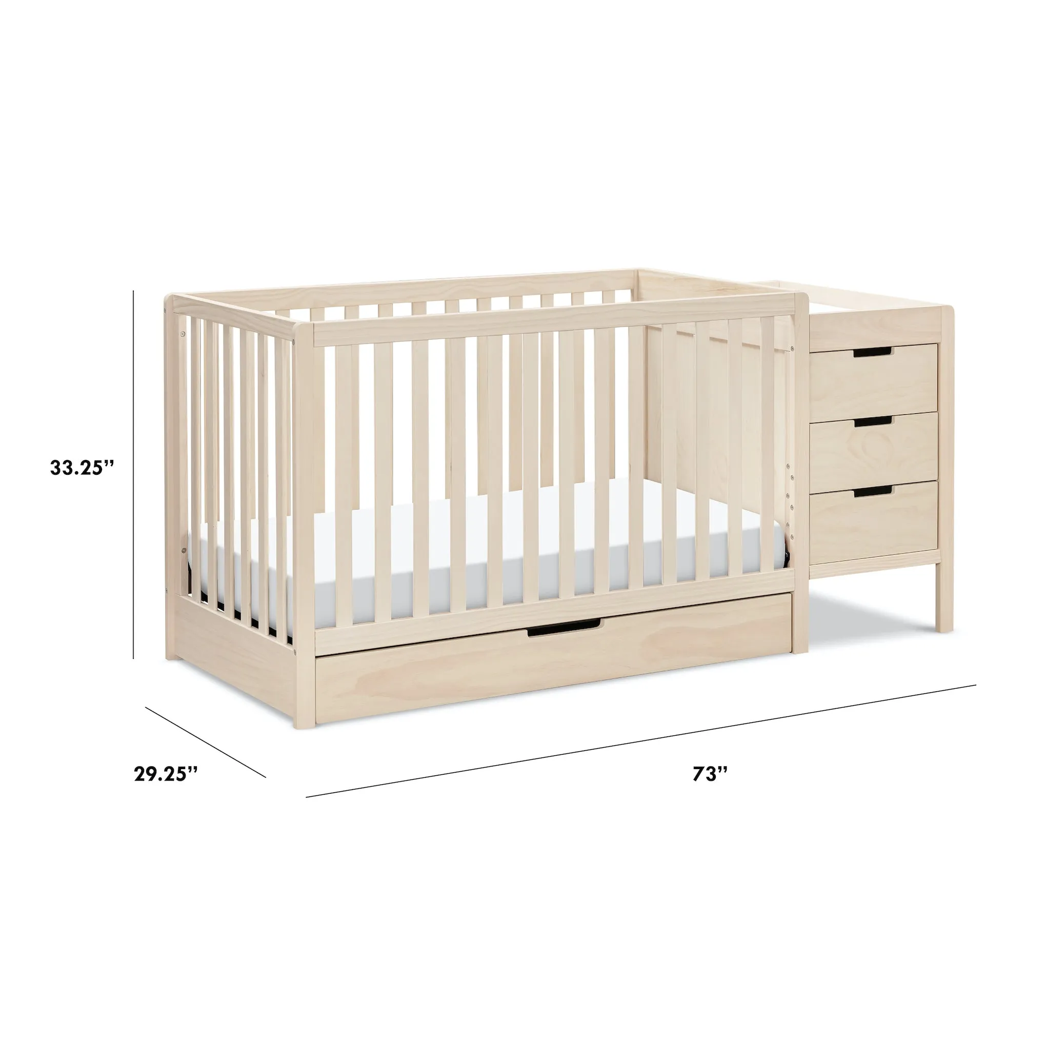 Colby 4-in-1 Convertible Crib   Changer Combo