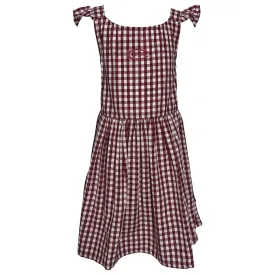 Constance Gingham Culver Dress - Toddler - Maroon / White