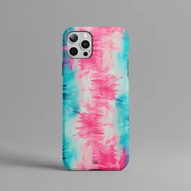 Cotton Candy Vaporwave | Tie Dye Pattern Hard Phone Case