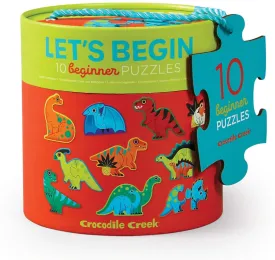 Crocodile Creek 2 Piece Let's Begin - Dinosaur