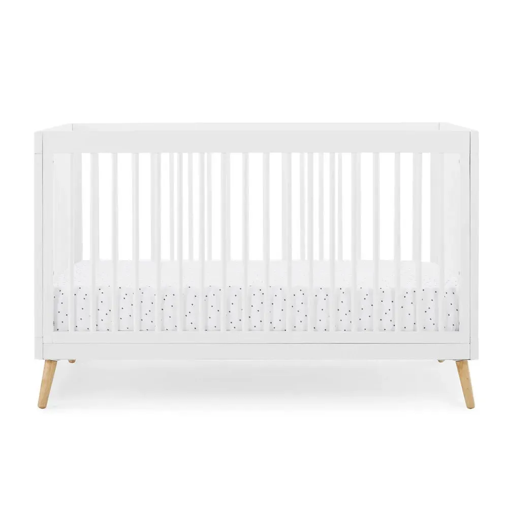 Delta Children Jordan 4-in-1 Convertible Crib - Bianca White (See Description)