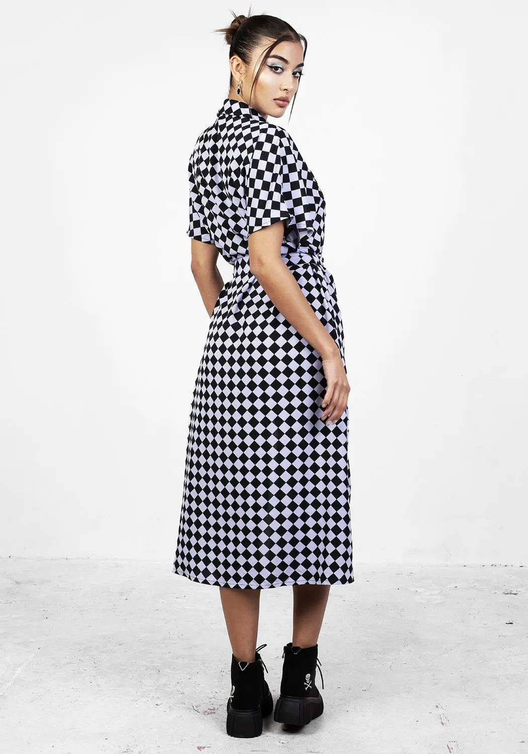 Discordia Midi Shirt Dress