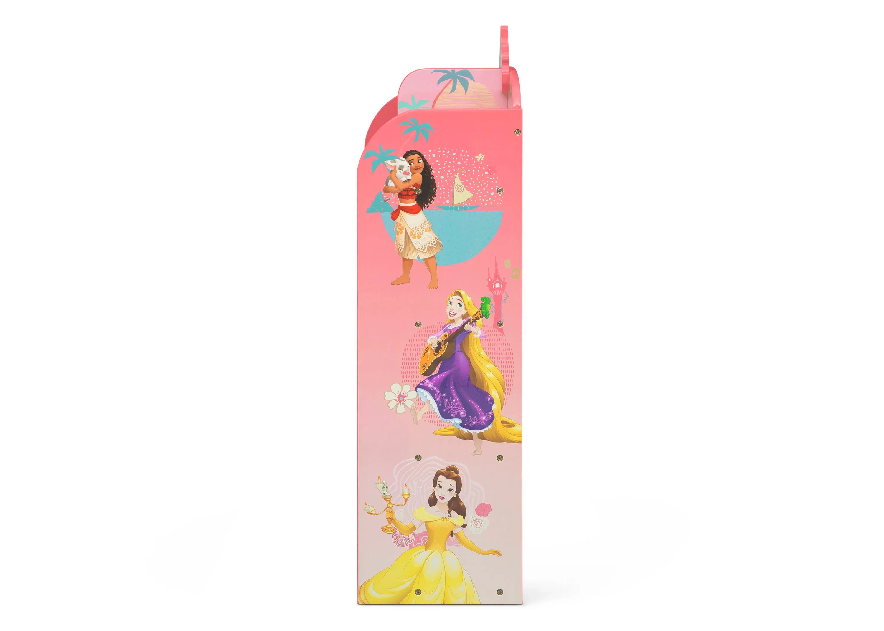 Disney Princess Wooden Playhouse 4-Shelf Bookcase