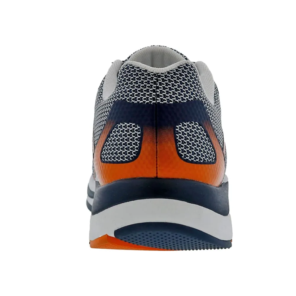 Drew Men's Player Athletic Sneakers Navy/Orange