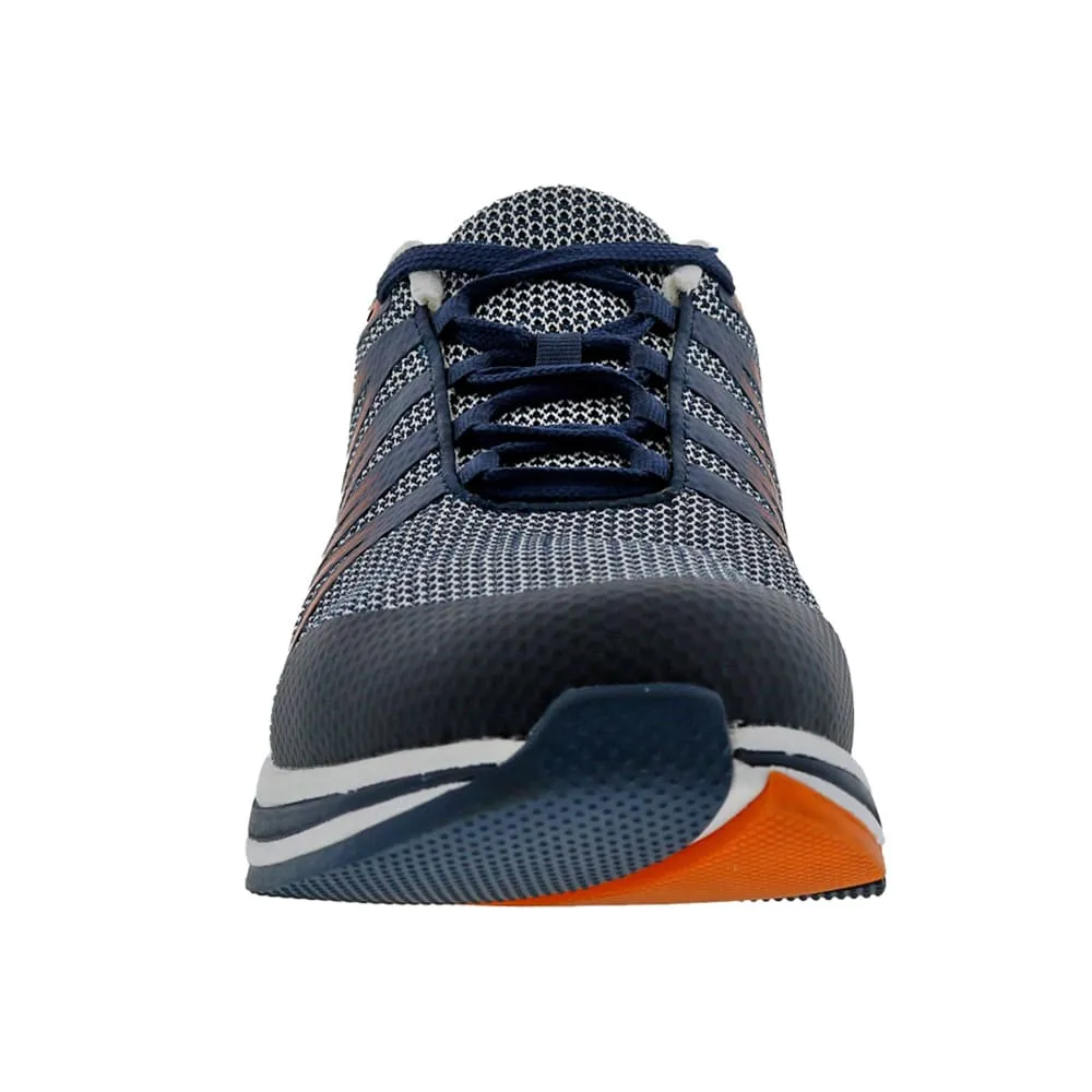 Drew Men's Player Athletic Sneakers Navy/Orange